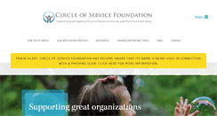 Desktop Screenshot of cosfoundation.org